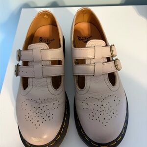 Dr. Martens Beige Leather Dress Shoes